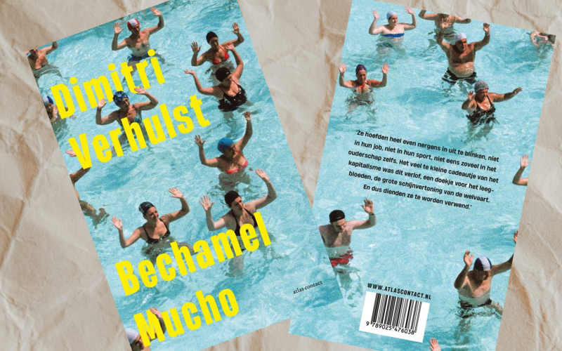 de cover en back van het boek Bechamel Mucho